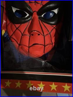 Vintage Ben Cooper Spider-Man Vinyl. Costume Mask Box 1978 Halloween Marvel 1970s