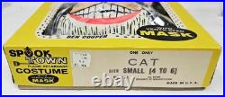 Vintage Ben Cooper Spook Town Cat Halloween Costume with Mask & Box 1960s Size S
