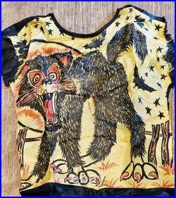 Vintage Ben Cooper Spook Town Cat Halloween Costume with Mask & Box 1960s Size S Vintage Ben Cooper Spook Town Cat Halloween Costume with Mask & Box 1960s Size S