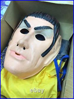 Vintage Ben Cooper Star Trek / Mr. Spock Halloween mask & costume