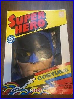 Vintage Ben Cooper Super Hero Halloween Costumes (2) In Original Boxes