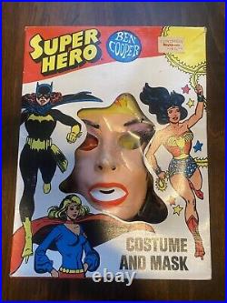 Vintage Ben Cooper Super Hero Halloween Costumes (2) In Original Boxes