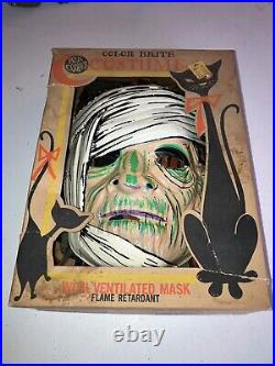 Vintage Ben Cooper The Mummy Universal Pictures Halloween Costume 1965 In Box Vintage Ben Cooper The Mummy Universal Pictures Halloween Costume 1965 In Box