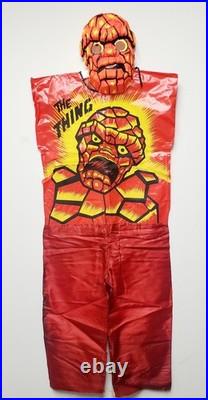 Vintage Ben Cooper Thing Mask Costume Box 1970s Halloween Marvel Fantastic Four