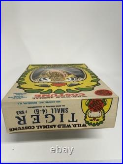 Vintage Ben Cooper Tiger Wild, Wild Animal Halloween Costume Complete With Box