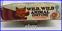 Vintage Ben Cooper Tiger Wild, Wild Animal Halloween Costume Complete With Box