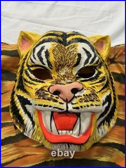 Vintage Ben Cooper Tiger Wild, Wild Animal Halloween Costume Complete With Box