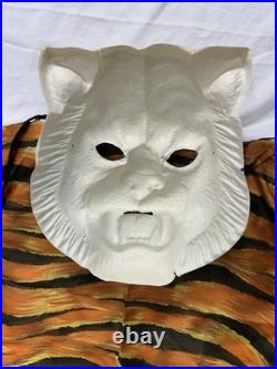 Vintage Ben Cooper Tiger Wild, Wild Animal Halloween Costume Complete With Box