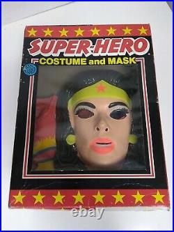 Vintage Ben Cooper Wonder Woman Costume And Mask Great Shape