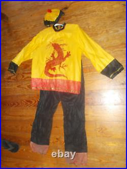 Vintage CHINESE DRAGON Halloween Costume Fits Large Child