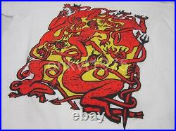 Vintage Carl Smool Devil T Shirt 1990 Seattle Artist Sub Pop Culture Art Large