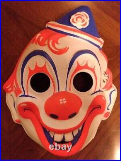 Vintage Clown Mask Made In USA Rob Zombies Halloween Michael Meyers Original