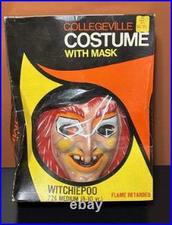 Vintage Collegeville Children Size Medium 8-10 Halloween Costume Witchiepoo