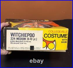 Vintage Collegeville Children Size Medium 8-10 Halloween Costume Witchiepoo