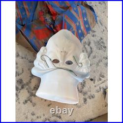 Vintage Collegeville Costume Uncle Sam Halloween Mask And Outfit USA Read