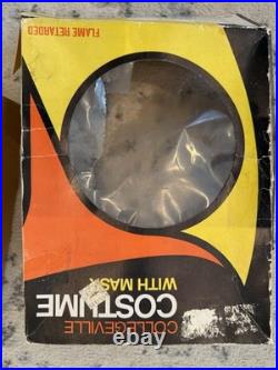 Vintage Collegeville Costume Uncle Sam Halloween Mask And Outfit USA Read