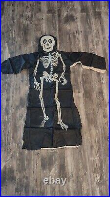 Vintage Collegeville Costumes Cemetery Pete Skeleton Costume Large 12-14