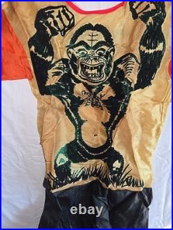 Vintage Collegeville Costumes Harry Gorilla Halloween Costume. Size Large