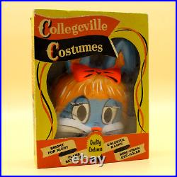 Vintage Collegeville Costumes Honey Bunny Costume Mask 1960's Limited Edition