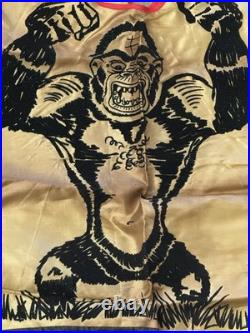 Vintage Collegeville Hairy Gorilla Halloween Costume Mask Wig Boxed 1960s