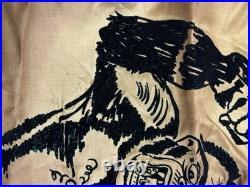 Vintage Collegeville Hairy Gorilla Halloween Costume Mask Wig Boxed 1960s