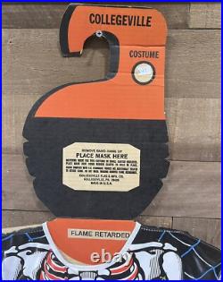 Vintage Collegeville Halloween Mask Costume Collection With Hanger