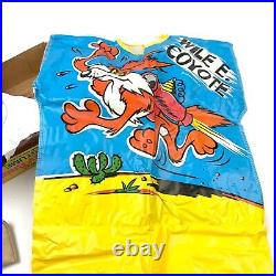 Vintage Collegeville Looney Tunes Costume Wile E Coyote Made in USA Child 8-10