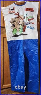 Vintage Collegeville Sgt Pullover Barnyard Commandos Halloween Costume Large