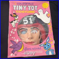 Vintage Collegeville Tiny Tot Fireman Costume #51 Complete In Original Box Rare