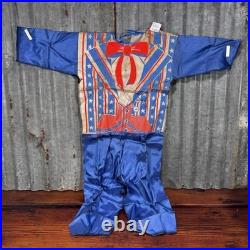 Vintage Collegeville UNCLE SAM 1776 HALLOWEEN COSTUME Mask & Outfit US Army USA