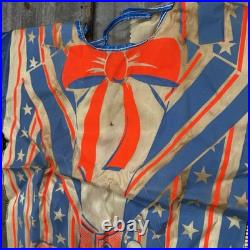 Vintage Collegeville UNCLE SAM 1776 HALLOWEEN COSTUME Mask & Outfit US Army USA