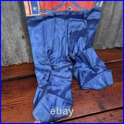 Vintage Collegeville UNCLE SAM 1776 HALLOWEEN COSTUME Mask & Outfit US Army USA