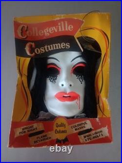 Vintage Collegeville Vampire Woman 793 Halloween Costume in Box complete Medium