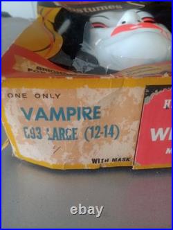 Vintage Collegeville Vampire Woman 793 Halloween Costume in Box complete Medium