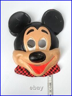 Vintage Disney Costume Child Ben Cooper Mickey Mouse Vintage Plastic Mask