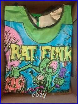 Vintage Ed Roth Rat Fink Mask Collegeville Costume In Original Box Mib