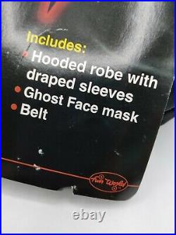 Vintage Ghost Face Scream Movie Complete Costume Fun World Easter Unlimited 1997