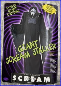 Vintage Giant SCREAM Stalker Costume 1997 Fun World Easter Unlmtd Mask Rare