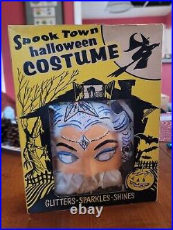 Vintage Halloween Costume Spooky Town 1960s Fairy KO Disney Princess Size L