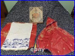 Vintage Halloween Costume with Box Little Red Riding Hood