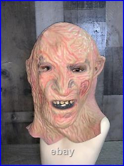 Vintage Halloween Freddy Krueger Mask Nightmare On Elm St Line Heron Venture HTF