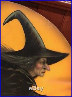 Vintage Halloween H Painted Boardwalk Original Bonnie Barrett 2003 36 Witch