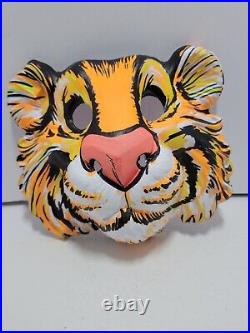 Vintage Halloween Masquerade Costume Mask Put a Tiger in Your Tank Exxon 32