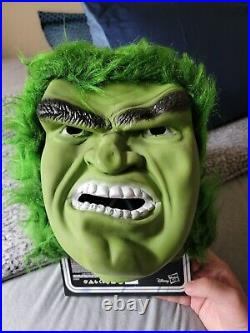 Vintage Halloween Rubber Mask Incredible Hulk Marvel Super Heroes