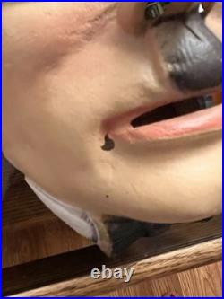 Vintage Hand Painted Made In France Charlie Chaplin Mask