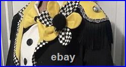 Vintage Hand made Clown Bee Suit Small Adult/LchildCostume Yellow Black & White