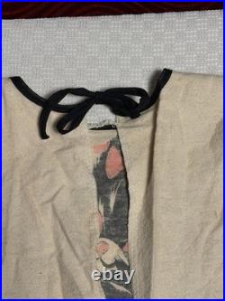 Vintage Handmade Halloween Child's Black Cat Pumpkin Costume Suit