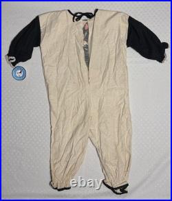 Vintage Handmade Halloween Child's Black Cat Pumpkin Costume Suit