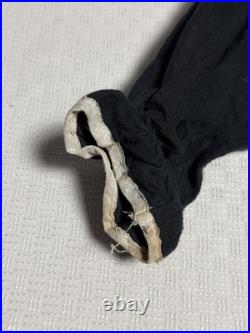 Vintage Handmade Halloween Child's Black Cat Pumpkin Costume Suit