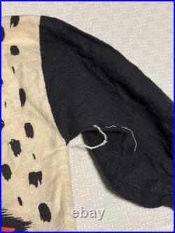 Vintage Handmade Halloween Child's Black Cat Pumpkin Costume Suit